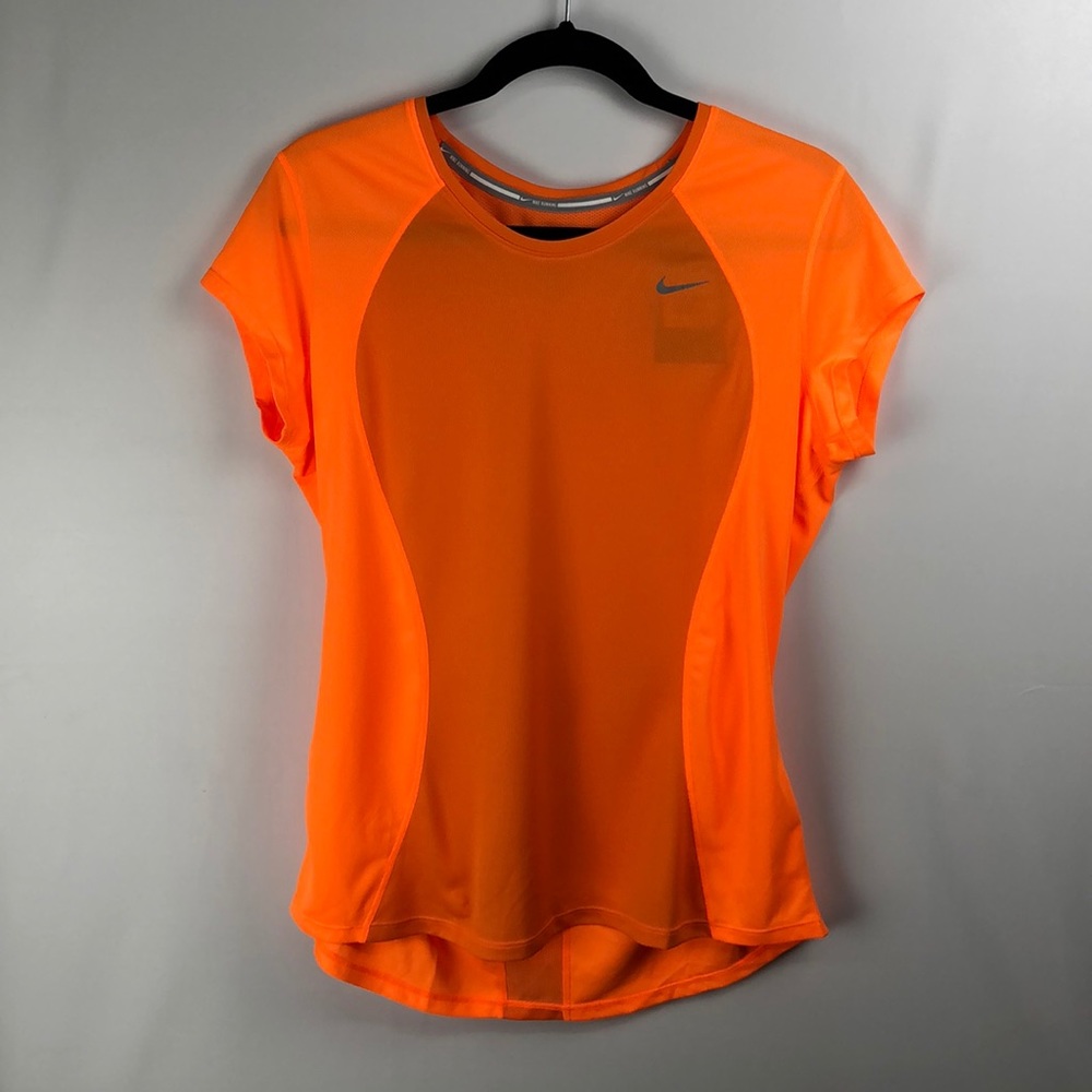 Nike Racer Women's Short Sleeve Running Shirt Lg